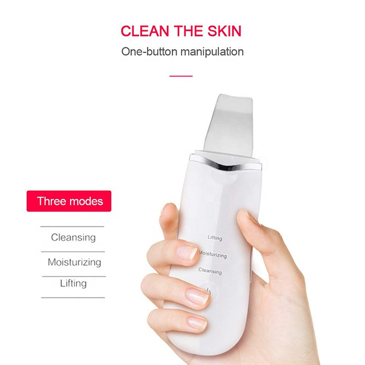 Rechargeable Ultrasonic Personal Care Skin Scrubber