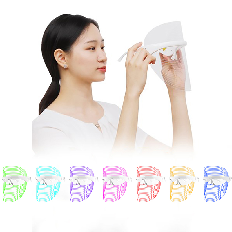 Anti-aging Anti Acne Wrinkle Removal Skin Tighten Beauty 7 Colors LED Light Therapy Face Masks